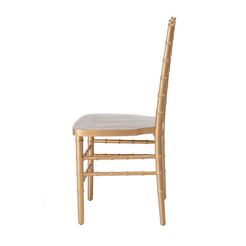 Commerical Seating Products European Gold Wood Dining Chairs