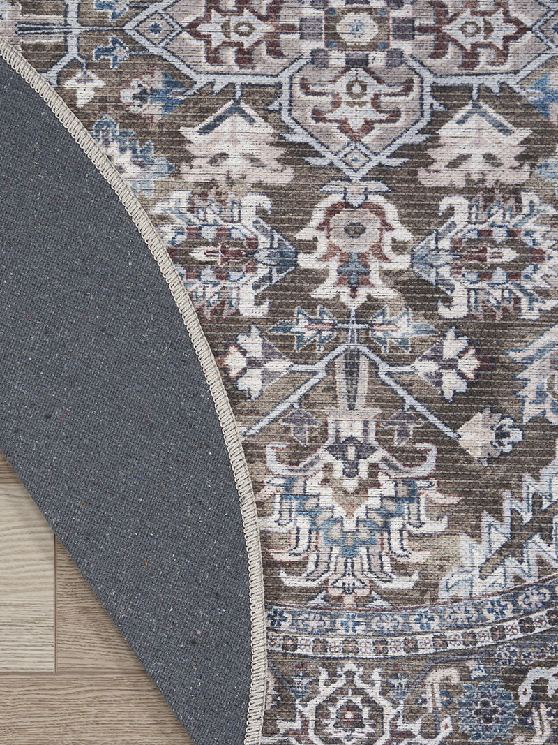 Machine Washable Series 1 SR104 Olive 7'10" x 9'10" Rug