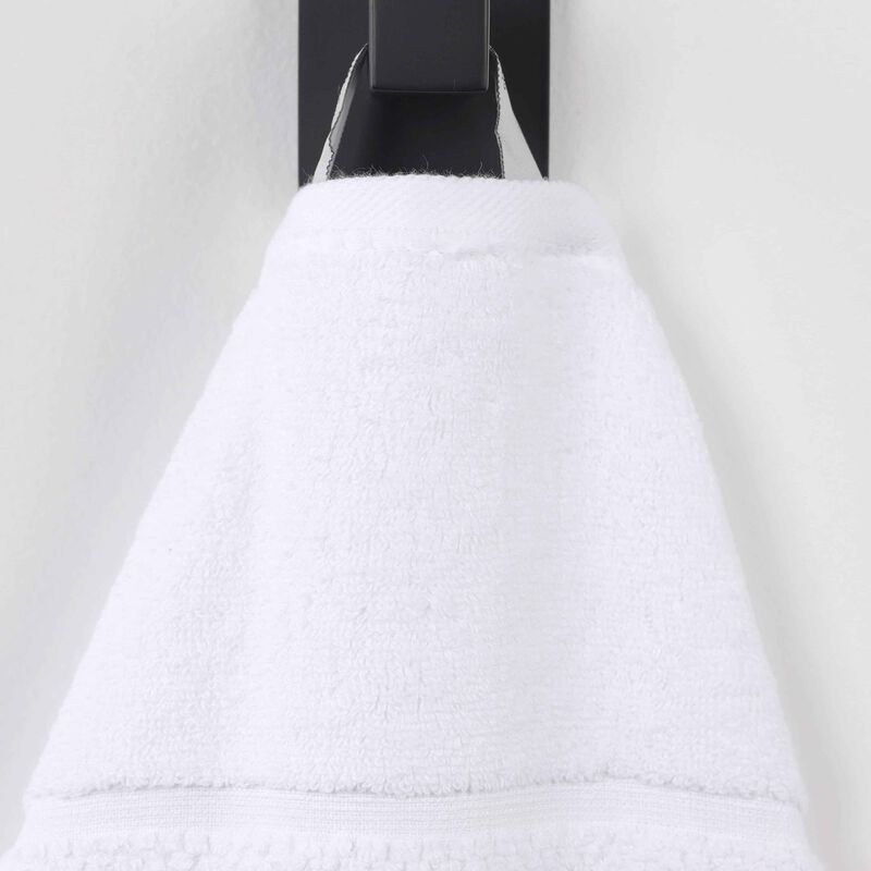 6 Piece Hand Towel Set in Viscose Cotton Blend with Textured Design image number 2