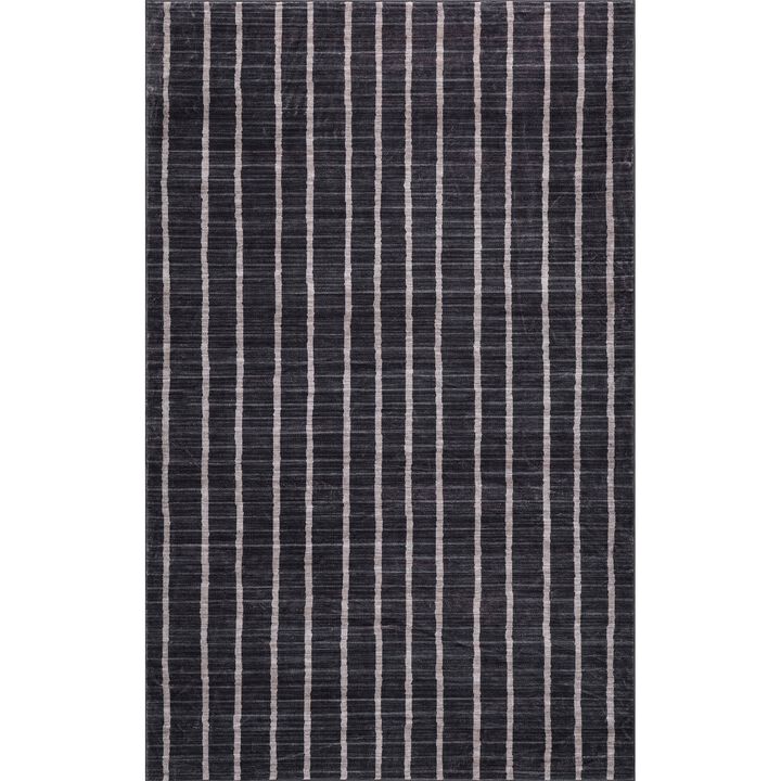 Orton Distressed Ticking Stripe Area Rug