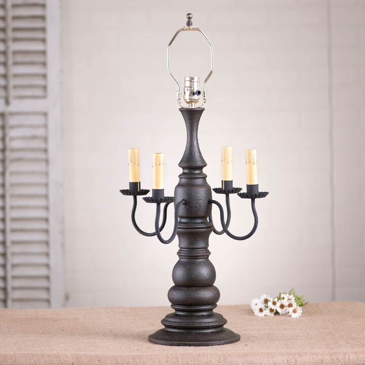Bradford Lamp Base In Black
