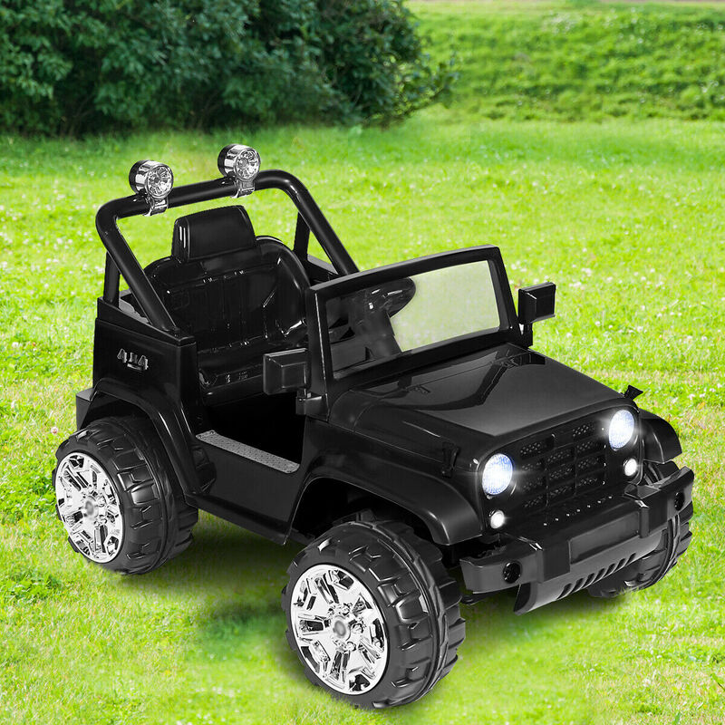 Kids 12V Ride On Electric Car with Music Remote Control and LED Lights image number 3
