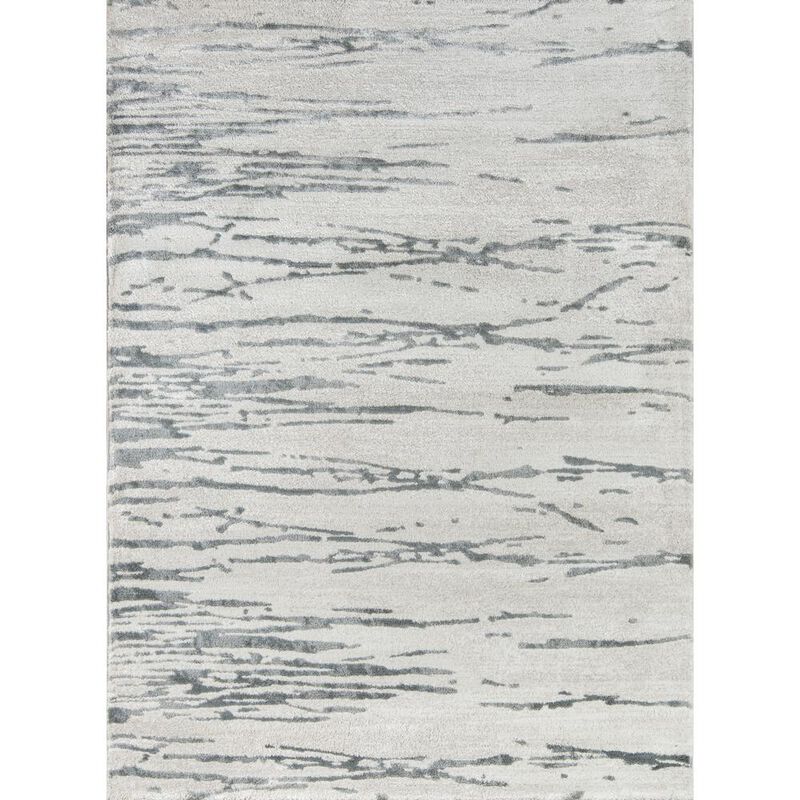 Momeni Modern Rectangle Area Rug, Grey, 2' X 3'