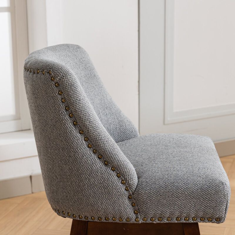 Streamdale Ergonomic Swivel Chair with Curved Back and Cushioned Seat image number 8