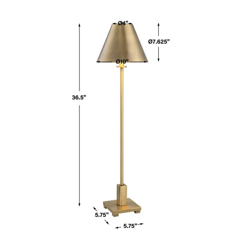 Uttermost Pilot Brass Buffet Lamp image number 5