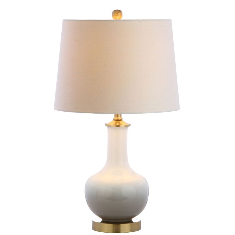 Gradient Ceramicbrass LED Table Lamp