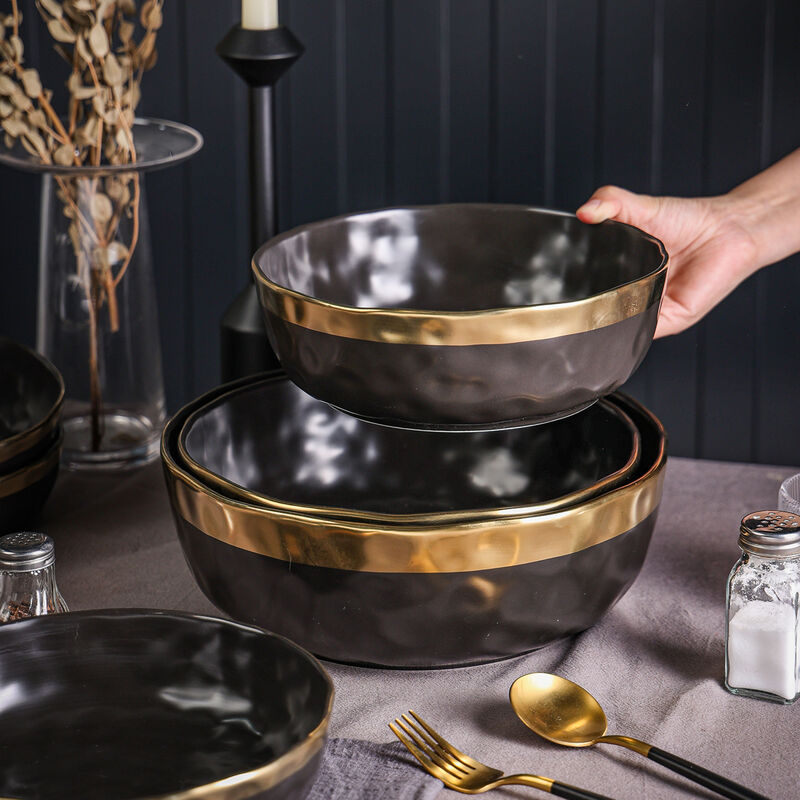 Stone Lain Florian Porcelain Serving Bowl Set 3 Piece