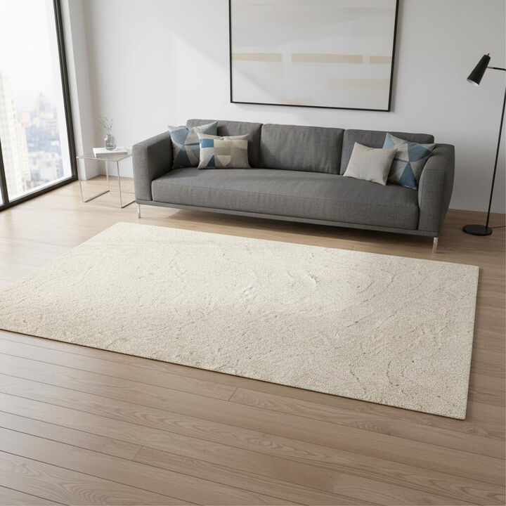 HomeRoots Abstract Area Rug