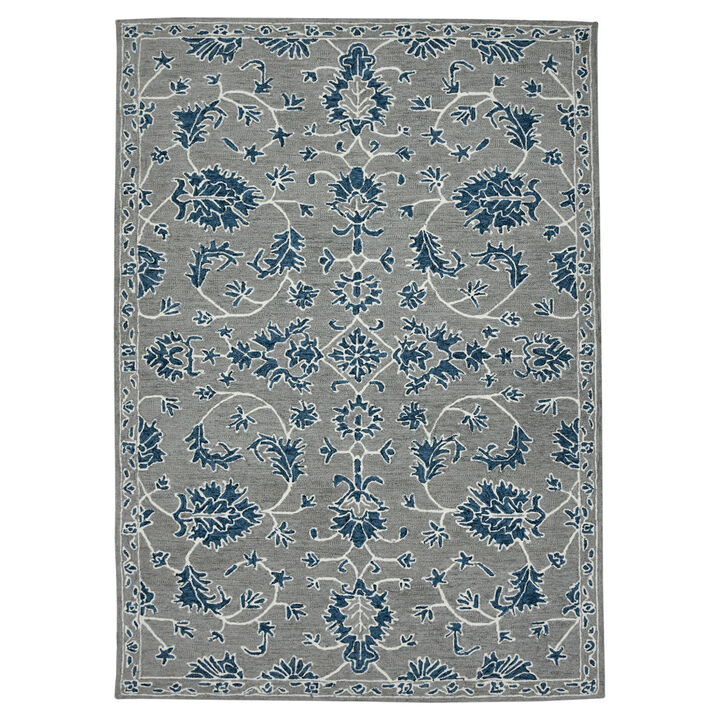 HomeRoots Oriental Hand Woven Area Rug With Fringe
