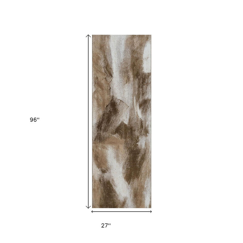 HomeRoots Abstract Runner Rug image number 3