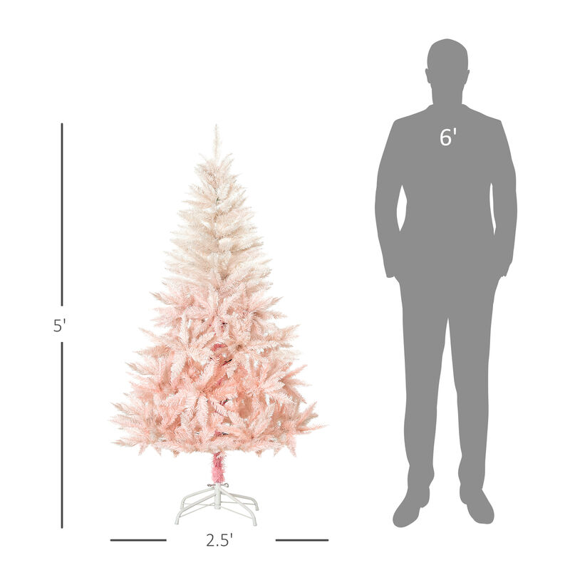 BreeBe 5ft Unlit Christmas Tree with 450 Tips image number 2