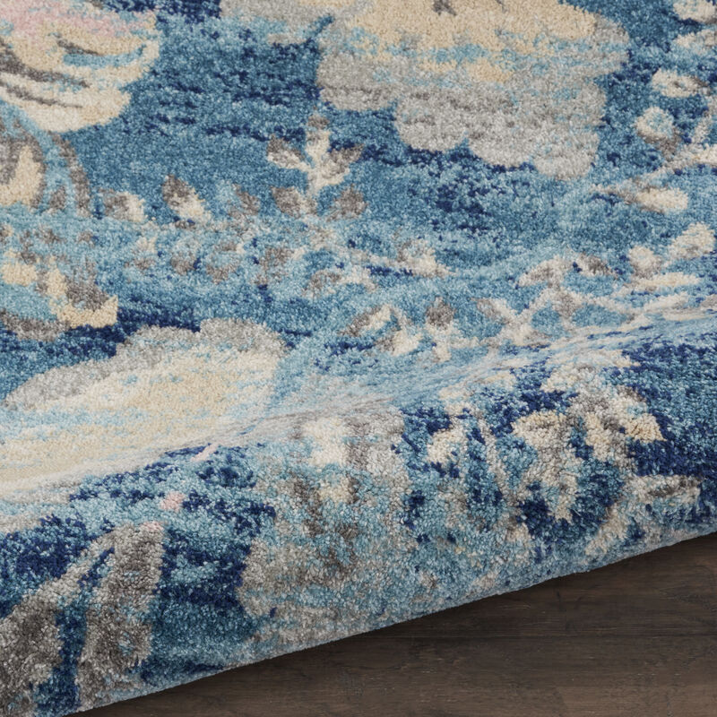 Tranquil TRA02 Turquoise 8'10" x 11'10" Rug