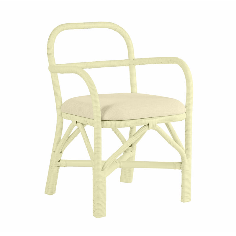 Ginny Green Rattan Dining Chair