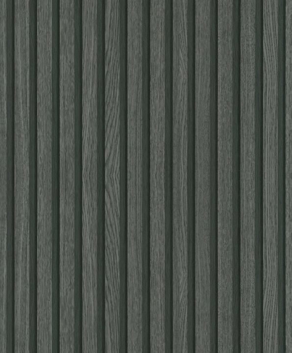 Eden Wood Stripe Black Wallpaper EN3396114