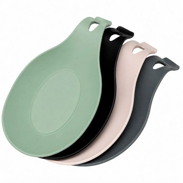 Pack of 4 Silicone Spoon Rest Set