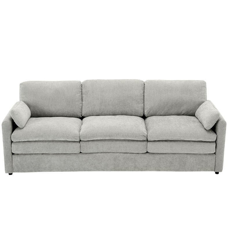 Whisen 89" Cozy 3-seater Sofa, Oversized Comfy Cloud Sofa, Double Cushion 3-seater Sofa image number 0