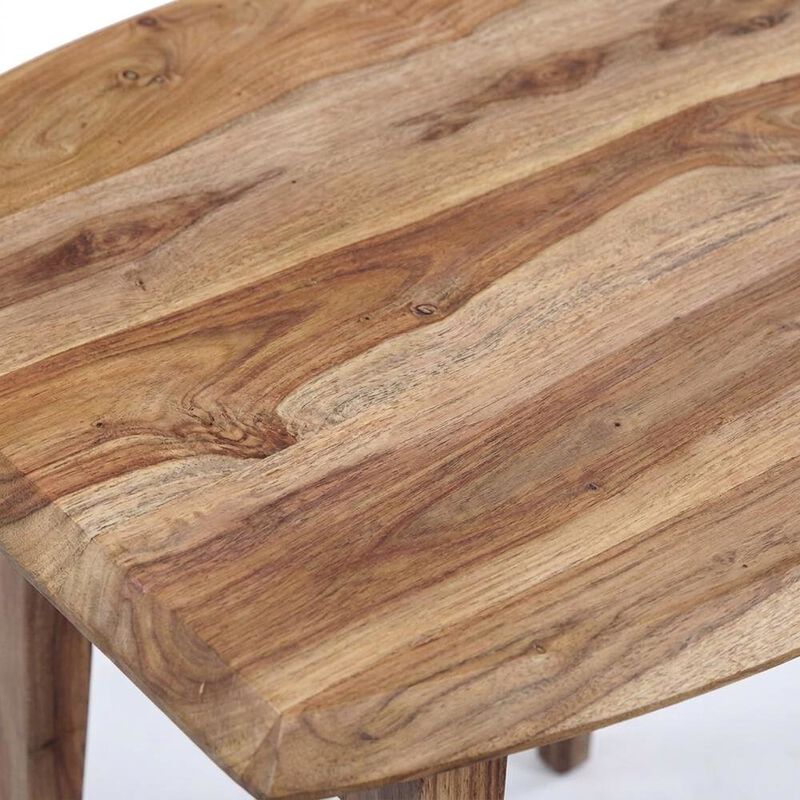 Starlight Canyon Home Solid Sheesham Wood Mid-Century Modern Accent End Table for Living Room image number 5