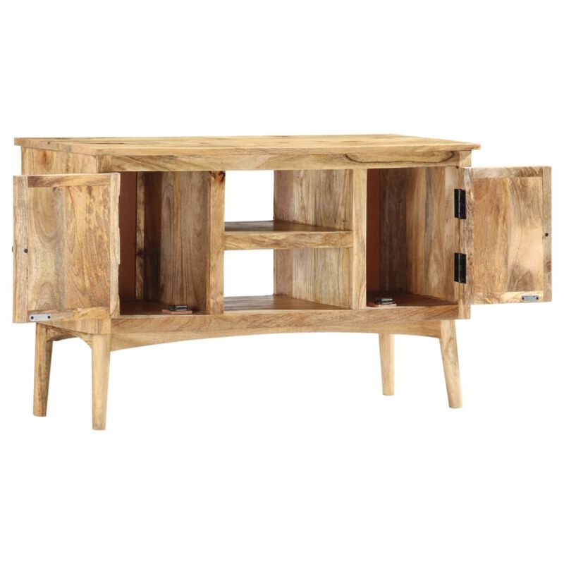 vidaXL Sideboard 39.4"x13.8"x23.6" Solid Mango Wood
