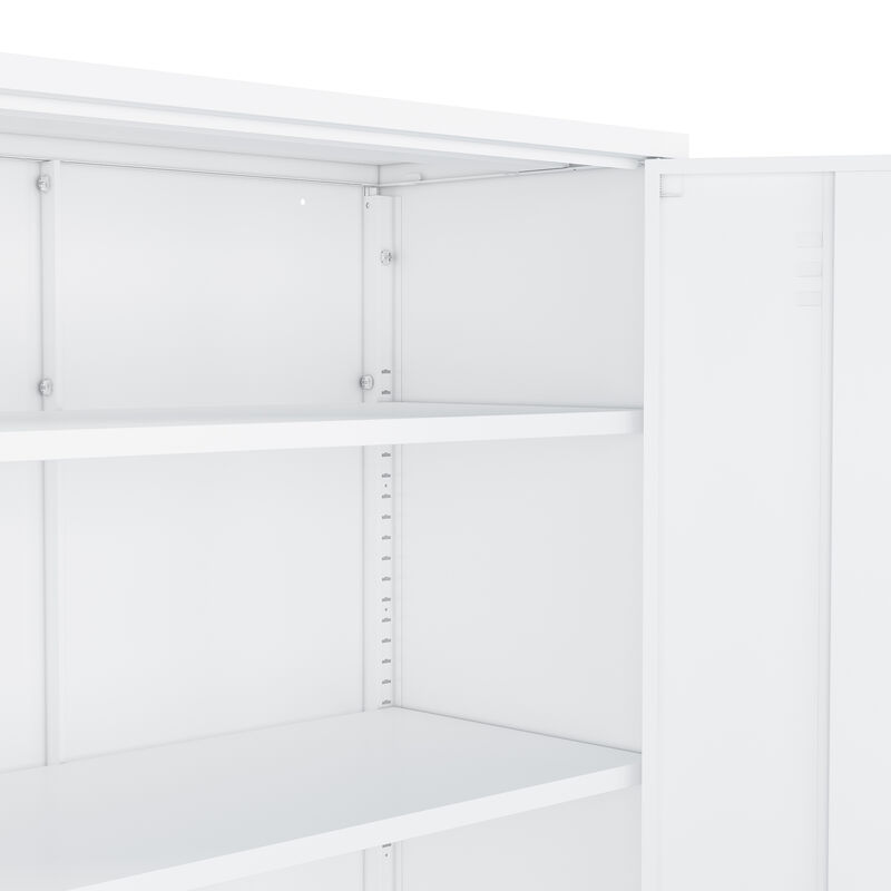 Naomi White Accent Cabinet