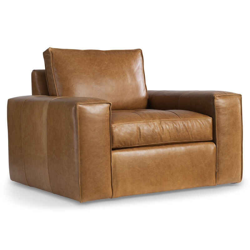 Nest Leather Swivel Chair image number 0