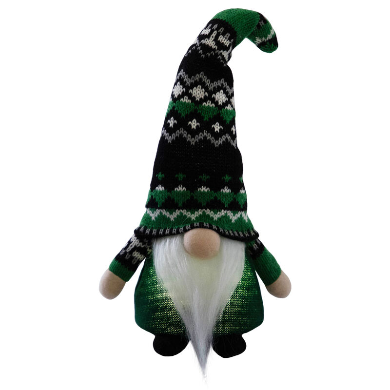 LED Lighted St. Patrick's Day Gnome - 11.5" - Green