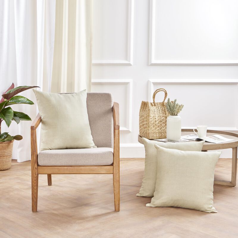 Solino Home 100% Pure Linen Pillow Cover - Montauk