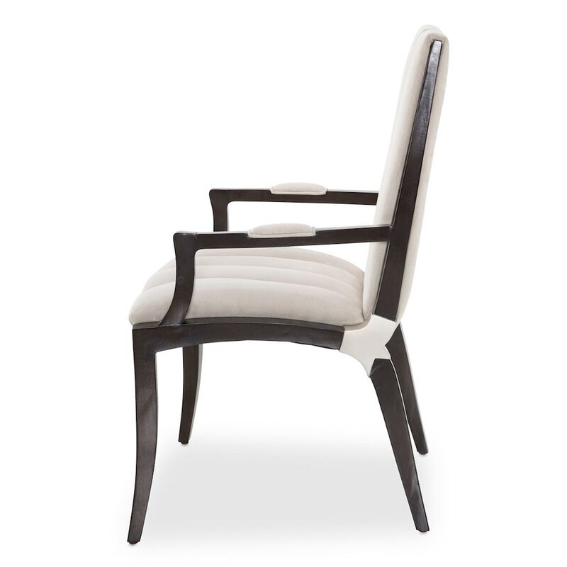 Michael Amini Paris Chic Dining Arm Chair - Espresso Qty 1