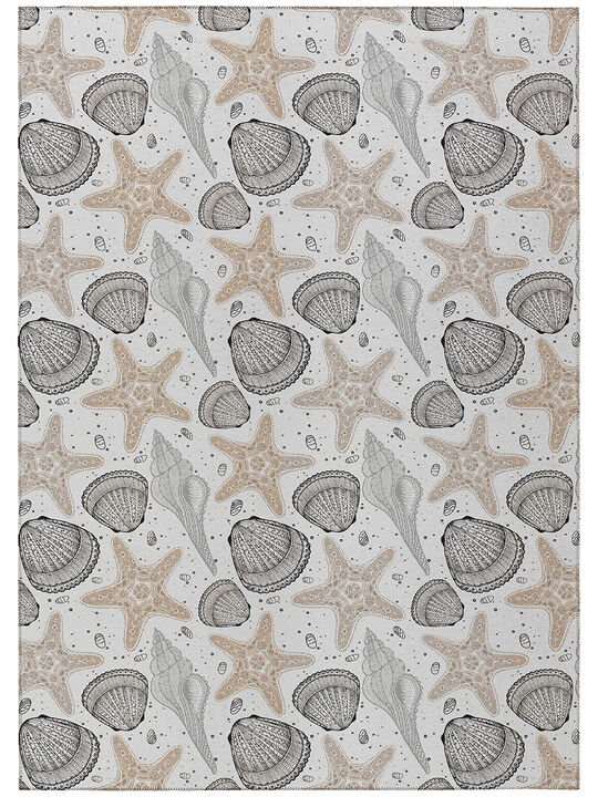 Seabreeze SZ4 Silver 3' x 5' Rug