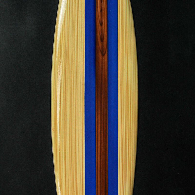32 Inch Wooden Surfboard Decorative Wall Hanging Beach Decor - Blue image number 4