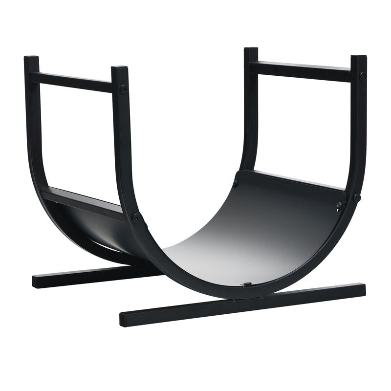 17 Inch U-Shaped Firewood Rack Steel image number 0