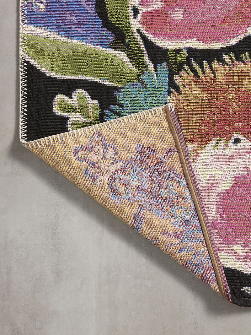 Botanical BOT01 Black/Multi 6'7" x 9'4" Rug