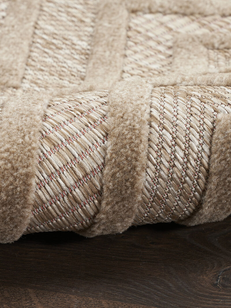 Versatile NRV01 Natural/Beige 2' x 6' Rug image number 4