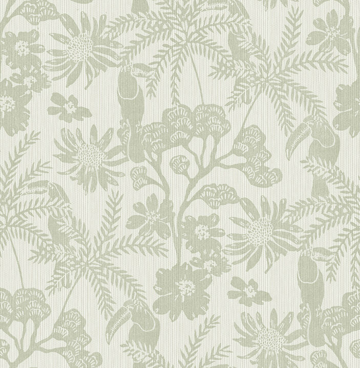 Jacaranda Sage Tropical Trail Wallpaper