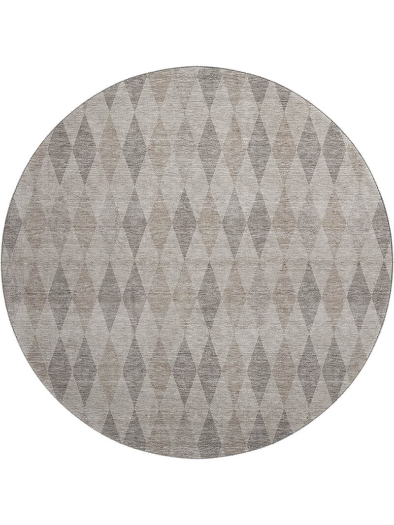 The Reserve TR2 Beige 8' Round Rug