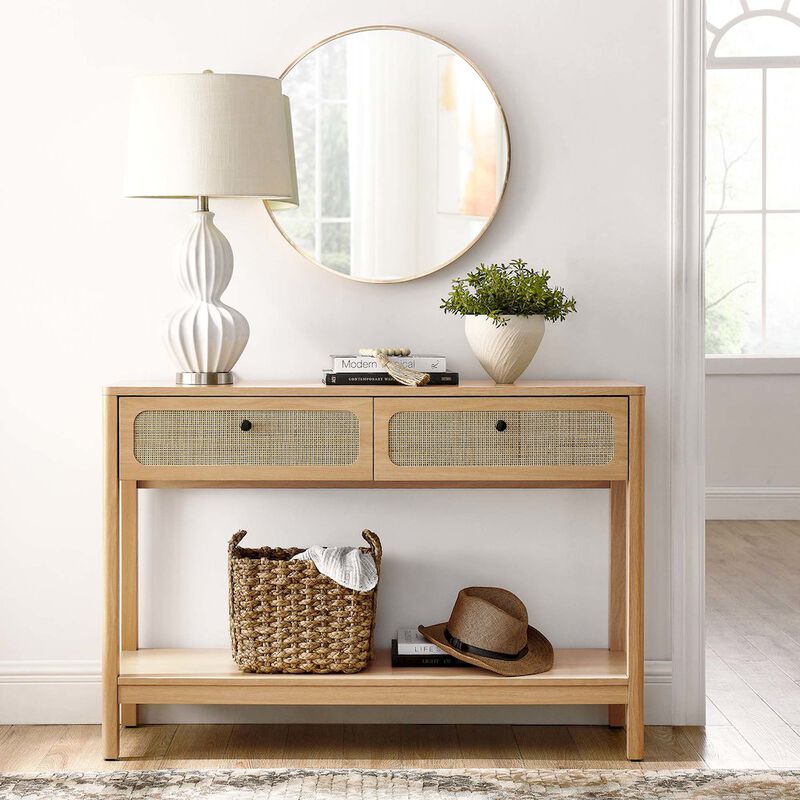 Chaucer Wood Entryway Console Table image number 8