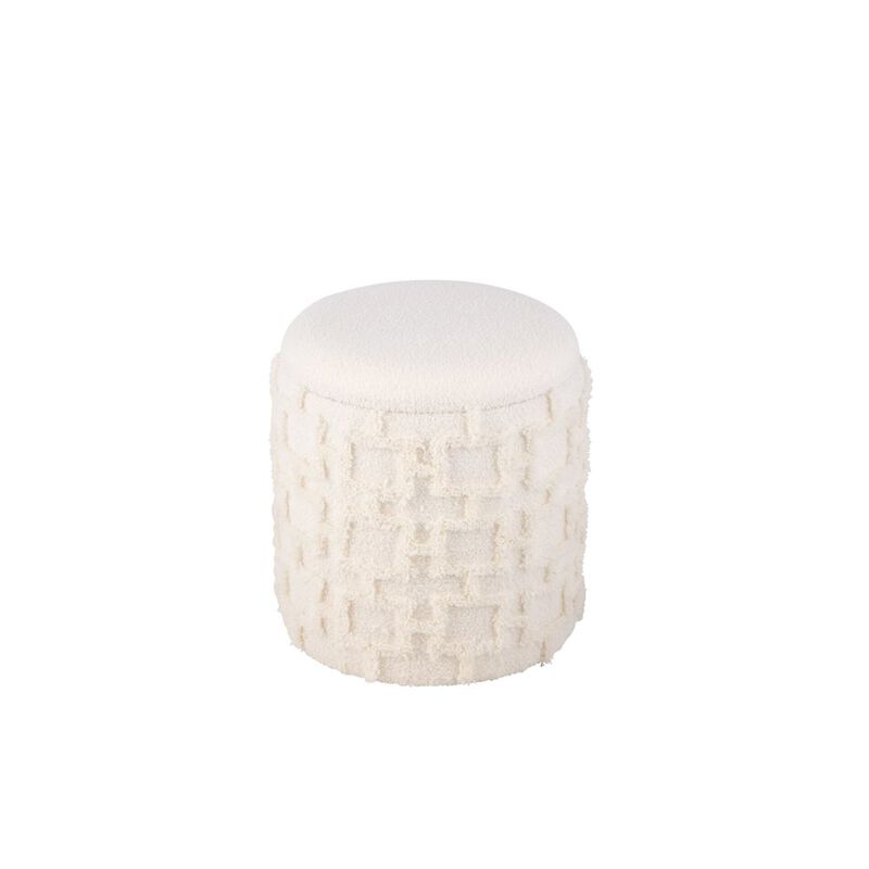 Carolina Chair & Table Handwoven Morpheus Solid Fabric Storage Ottoman