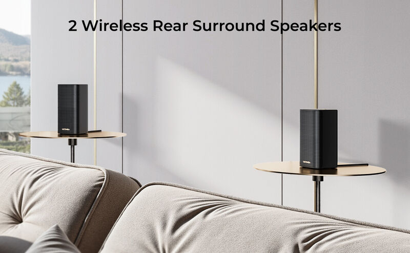 ULTIMEA Skywave Series 5.1.2 Channel Wireless Surround Sound Bar for Smart TV, 530W Sound System with Dolby Atmos image number 4