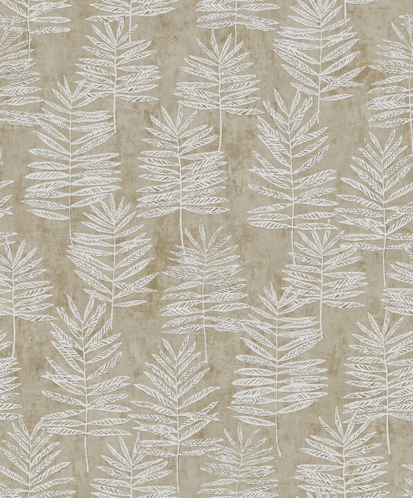 Zen Tumbling Leaf Silver Grey Wallpaper DWP0365-05