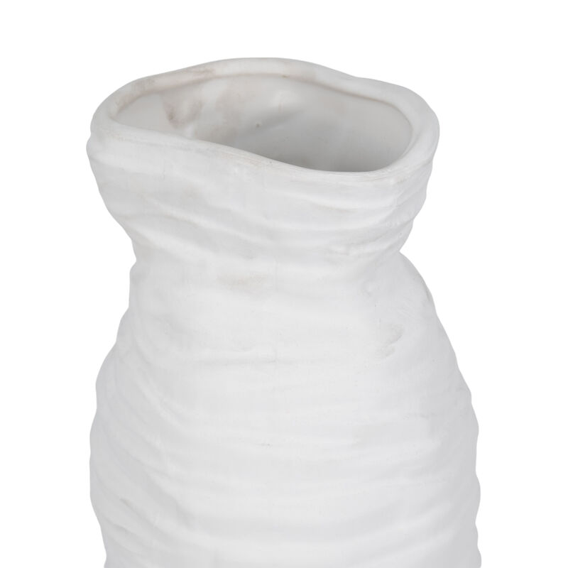 19" Horiz. Ribbed Matte Vase image number 4