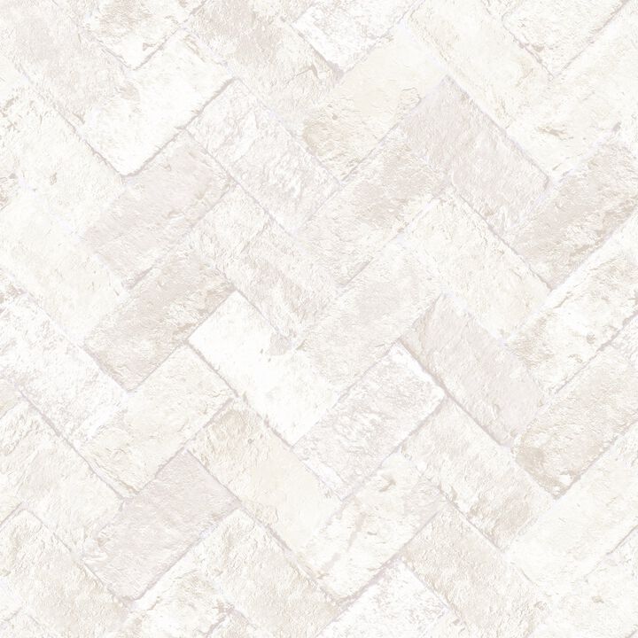 Just Kitchens Herringbone Brick Beige Wallpaper G45427
