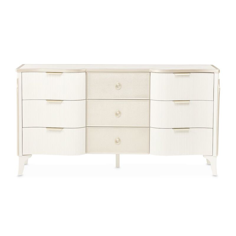 Michael Amini La Marisia Dresser - Creamy Pearl