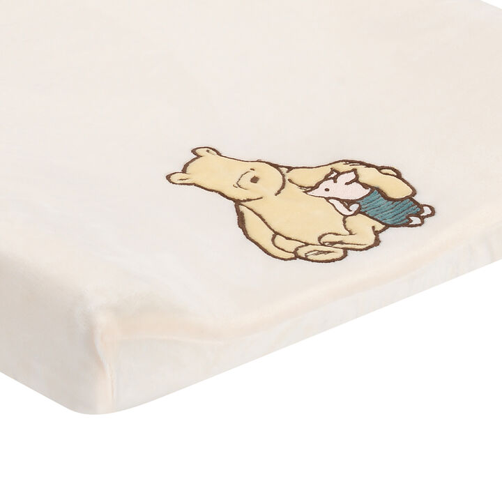 Lambs & Ivy Disney Baby Storytime Pooh Soft Creamy White Changing Pad Cover