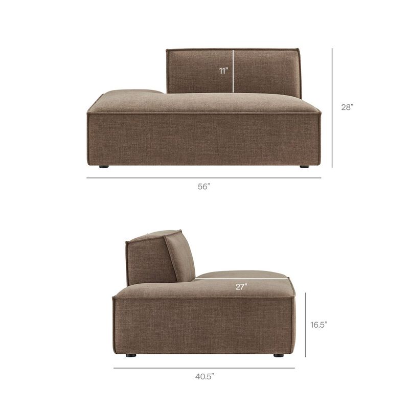 Restore 2-Piece Performance Fabric Upholstered Modular Loveseat image number 2