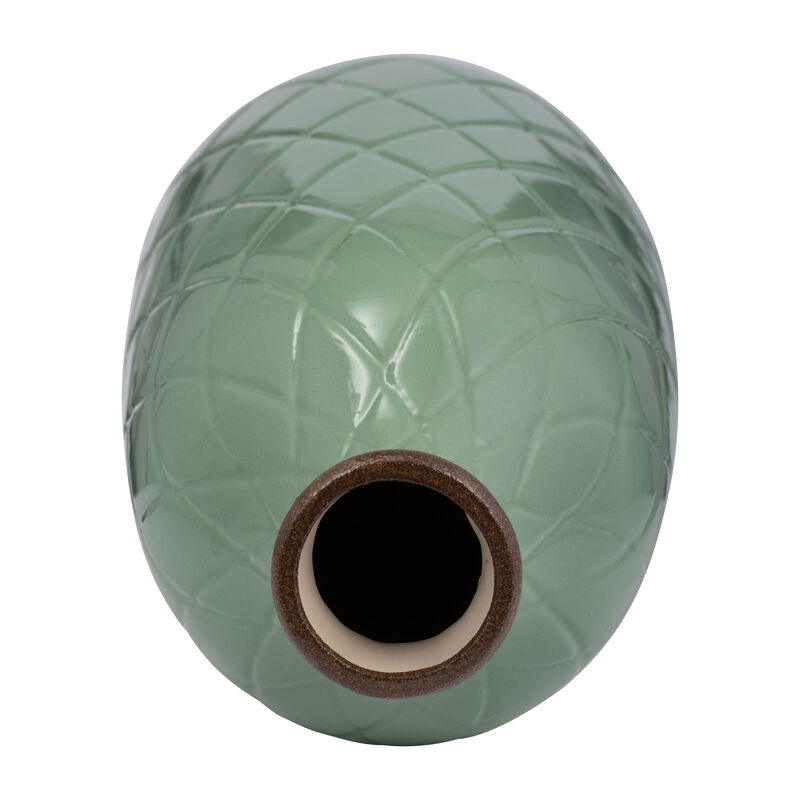 16" Plaid Textured Vase image number 5