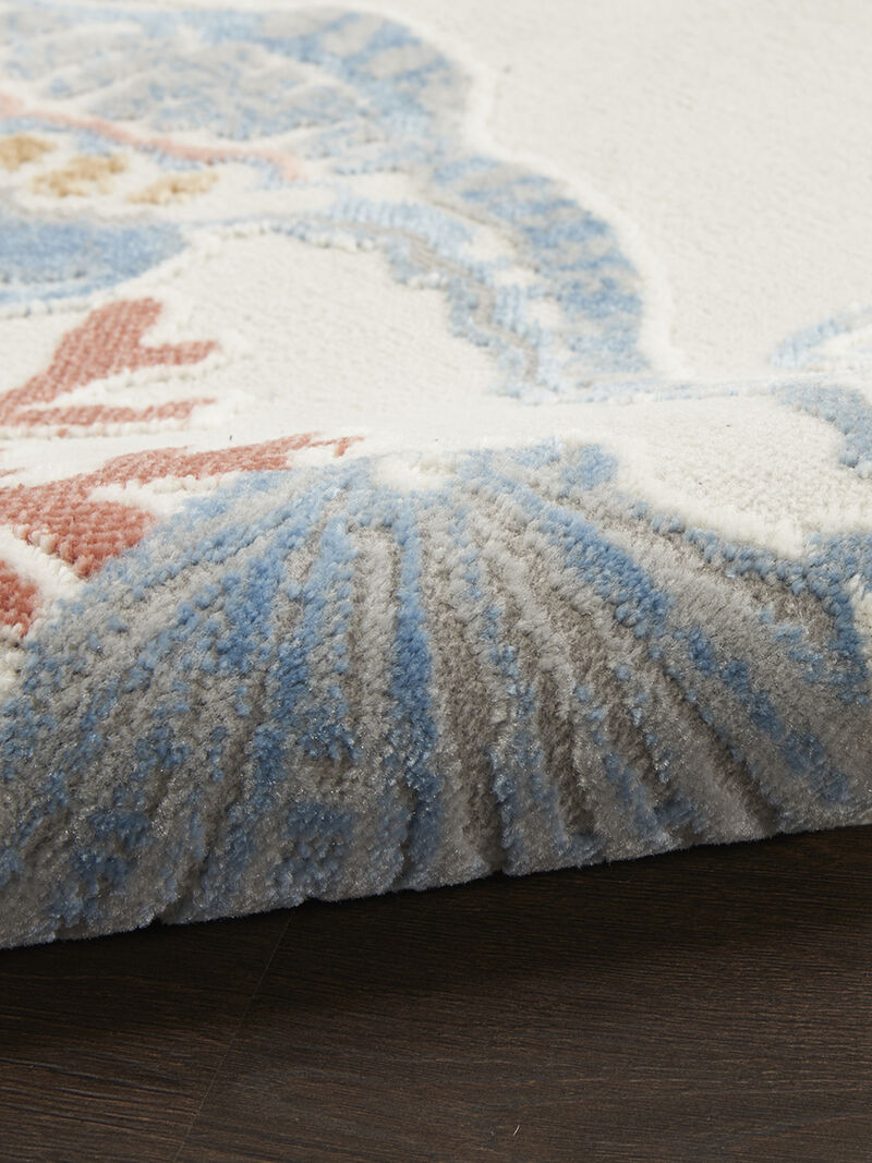 Seaside SDS03 Ivory/Multicolor 5'3" x 7'3" Rug