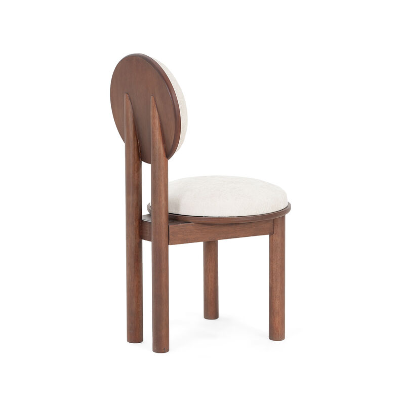 Merax Set of 2 Modern Armless Dining Chairs