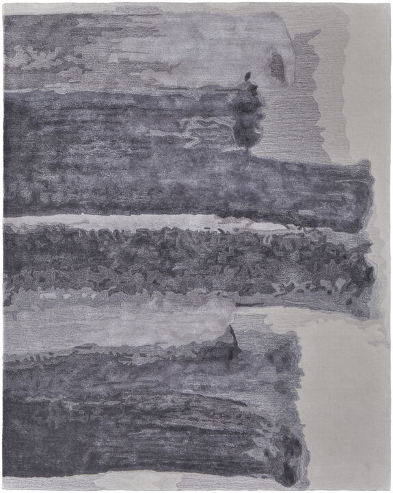 HomeRoots Abstract Hand Tufted Area Rug