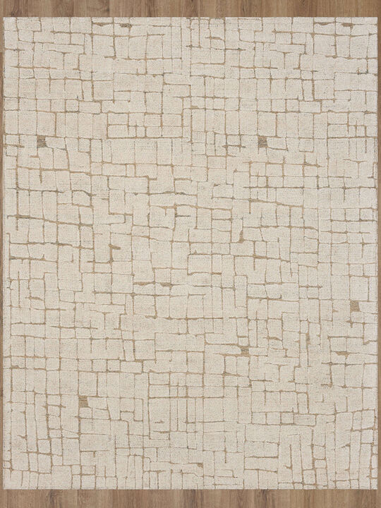 Forsyth Park Taylor Square Ivory 1' 6"x1' 6" Rug