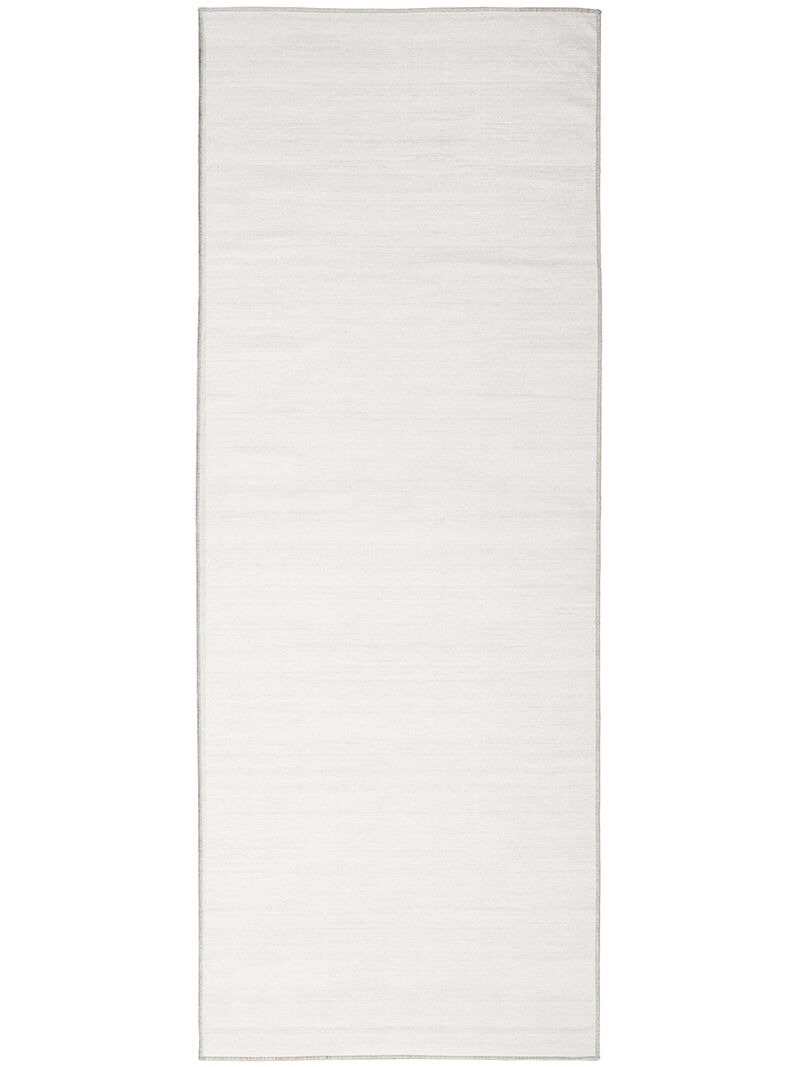 Washable Essentials WAE01 Ivory/Gray 2'2" x 10' Rug image number 0