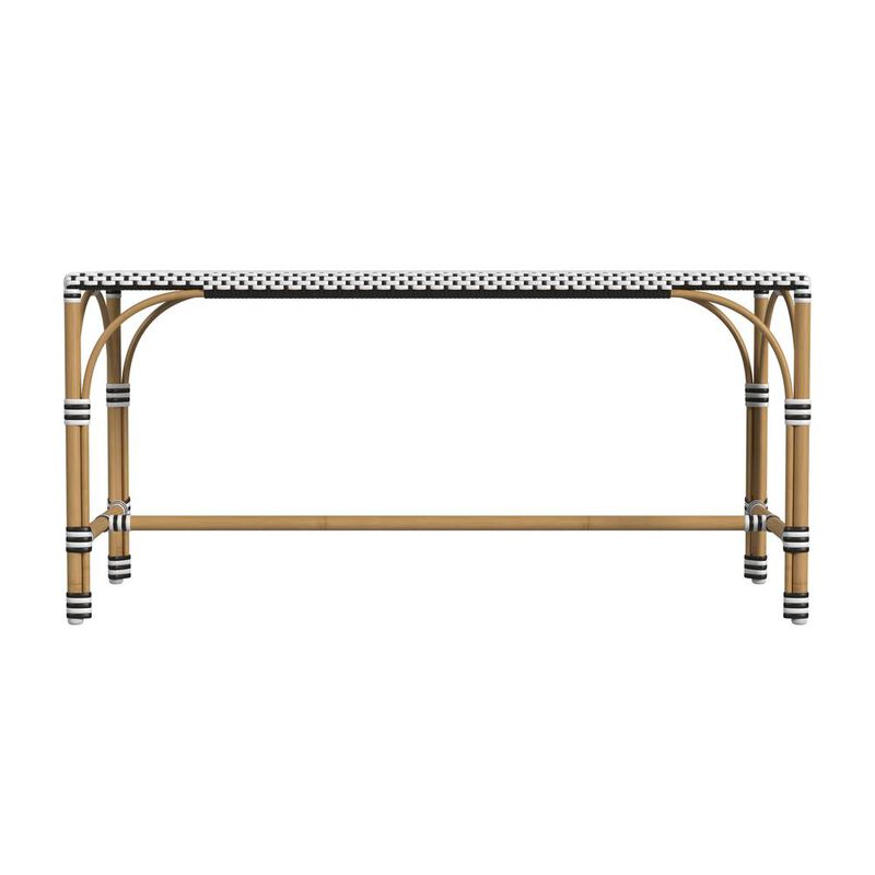 Butler Specialty Tobias 40 in. W Outdoor Rectangular Rattan Dining Bench